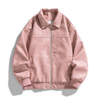 Chaqueta de ante desgastado Kaldaman