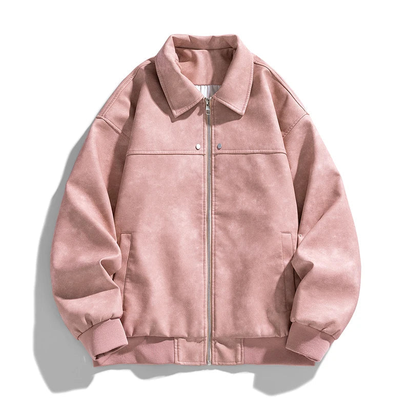Chaqueta de ante desgastado Kaldaman