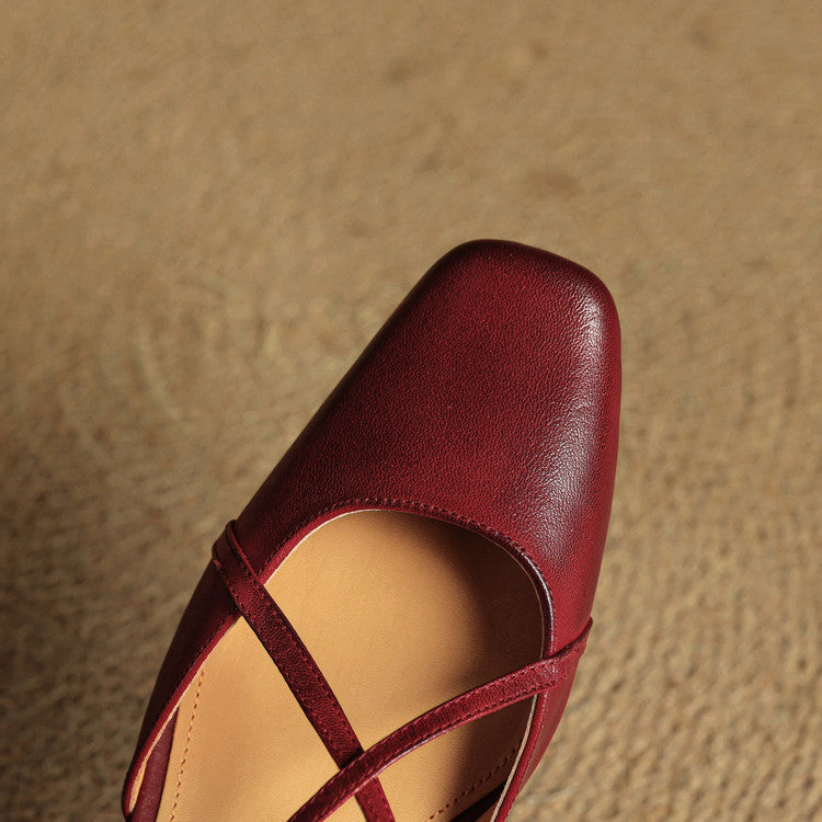 Tacones de cuero Marcello