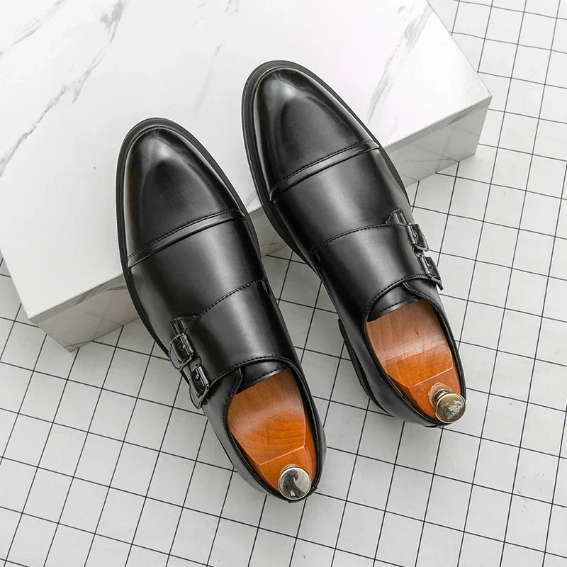 Zapatos de cuero genuino Mansford