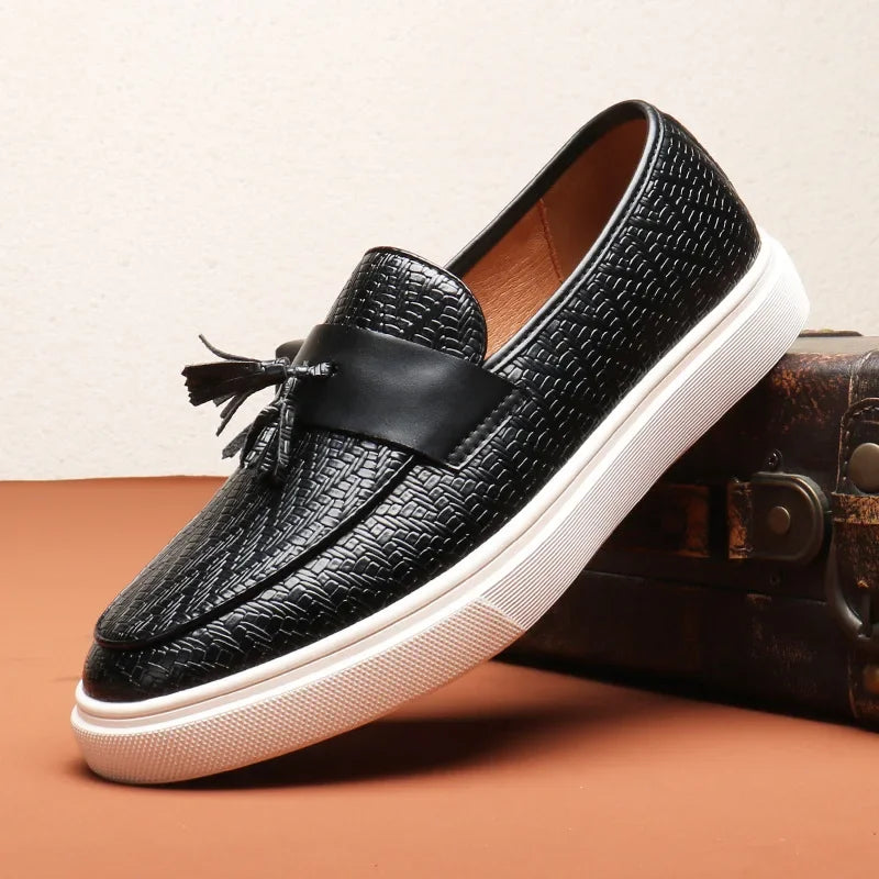 Mocasines de cuero genuino Bromlans