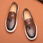Mocasines de cuero genuino Bromlans