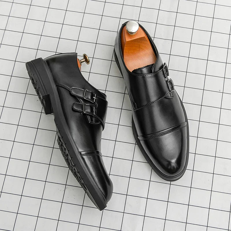 Zapatos de cuero genuino Mansford