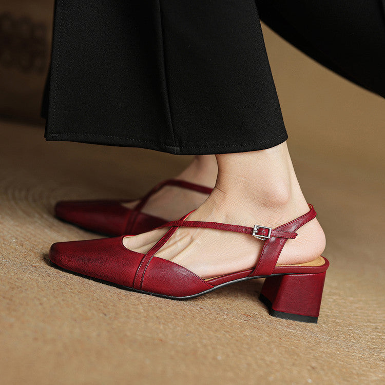 Marcello Leather Heels