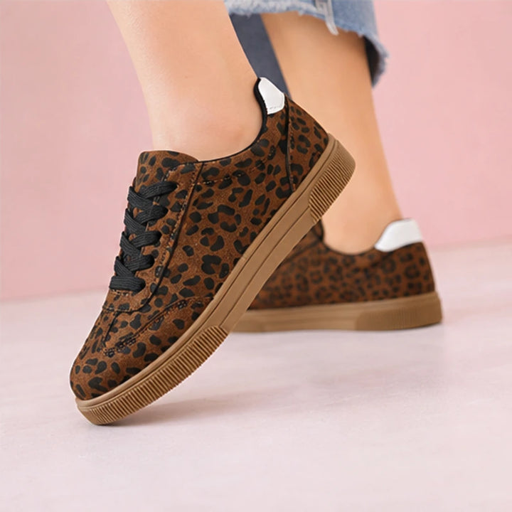 Sienna Leopard Low Top Sneaker - Brown - casual shoes - Brondals - Image 6