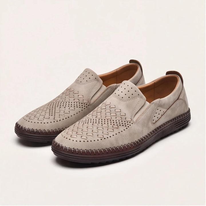 Brunwick Genuine Leather Loafers - Sand - Shoes - Brondals - Image 1