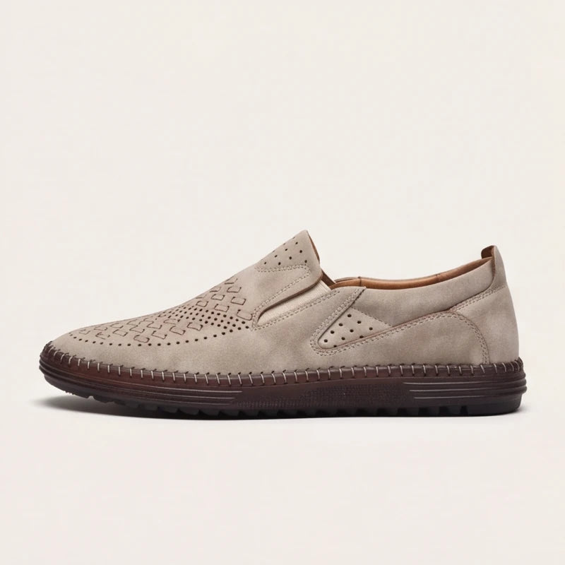 Brunwick Genuine Leather Loafers - Sand - men's loafers - Brondals - Image 2