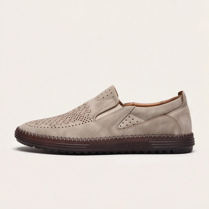 Brunwick Genuine Leather Loafers - Sand - men's loafers - Brondals - Image 2