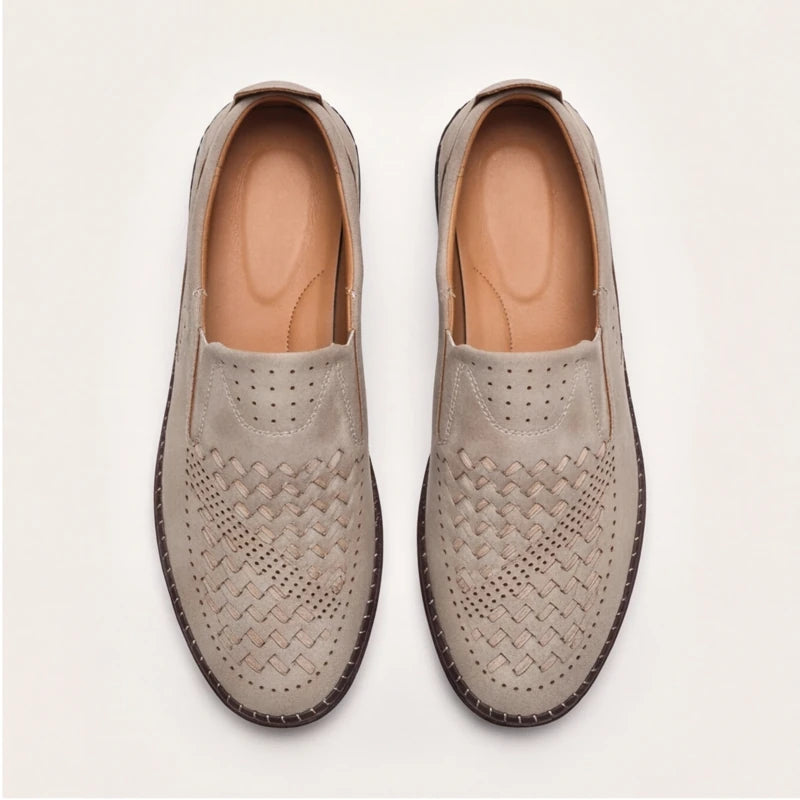 Brunwick Genuine Leather Loafers - Sand - leather loafers - Brondals - Image 3