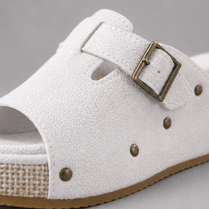 Minora Platform Sandals - White - women's sandals - Brondals - Image 3