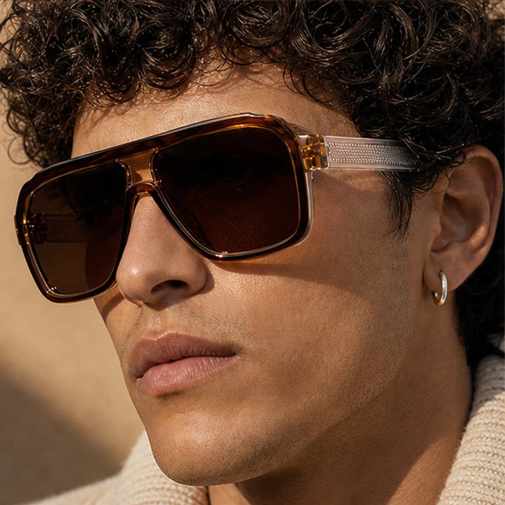 Certra Retro Sunglasses - Bronze - gradient lenses - Brondals - Image 5