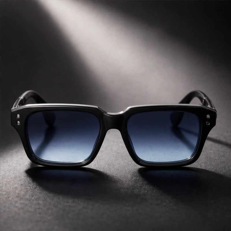 Laventia Square Sunglasses - Blue/Black - women's sunglasses - Brondals - Image 4