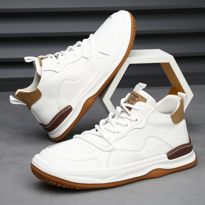 Dellava Italian Genuine Leather Sneakers - handcrafted shoes - Brondals - Image 6
