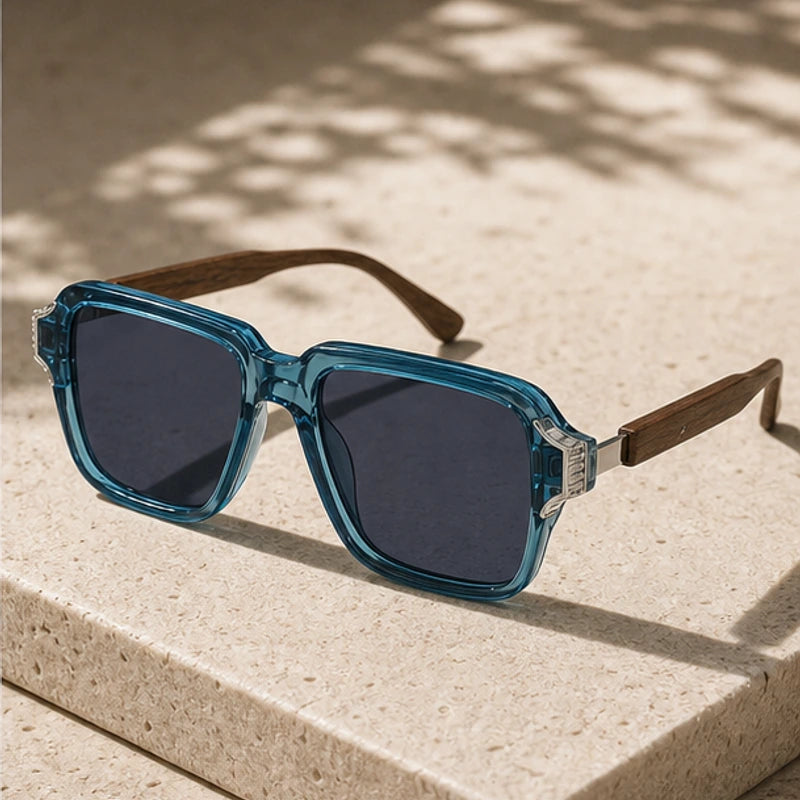 Belgravia Retro Sunglasses - Ocean - Sunglasses - Brondals - Image 1