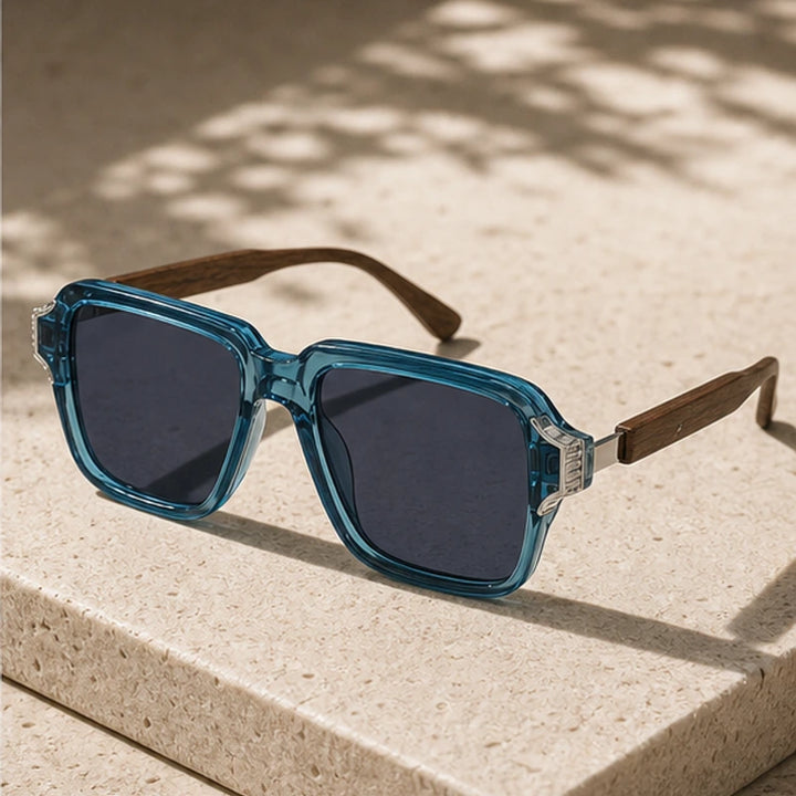 Belgravia Retro Sunglasses - Ocean - Sunglasses - Brondals - Image 1