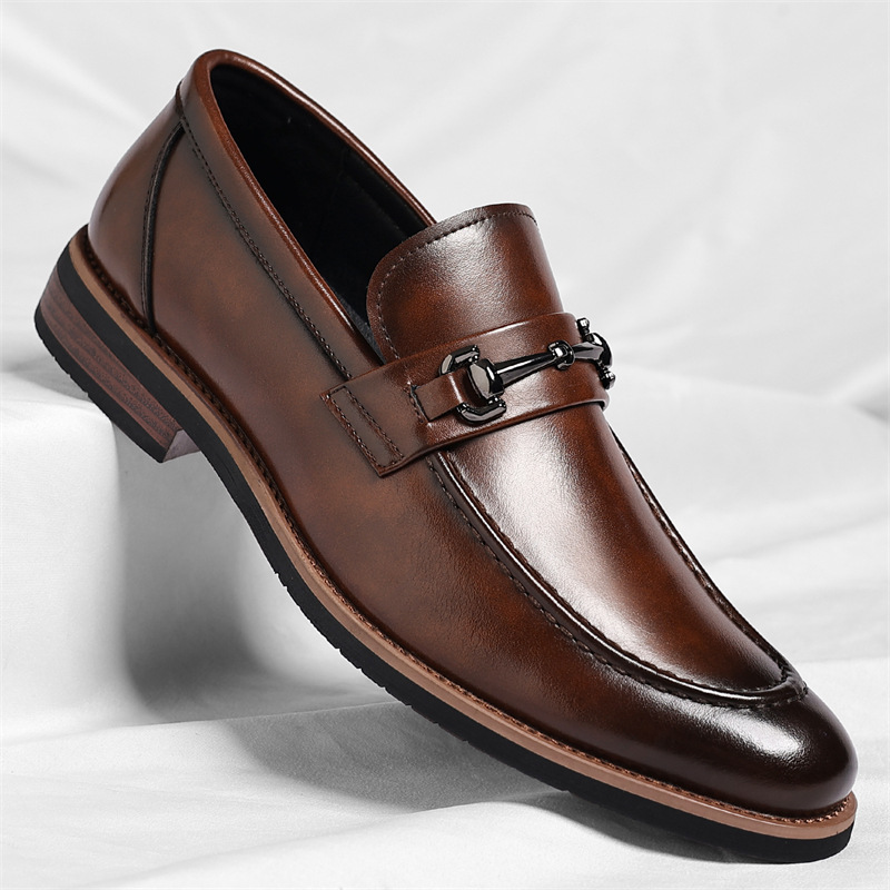 Marcello Italian Leather Loafers - Shoes - Brondals - Image 1