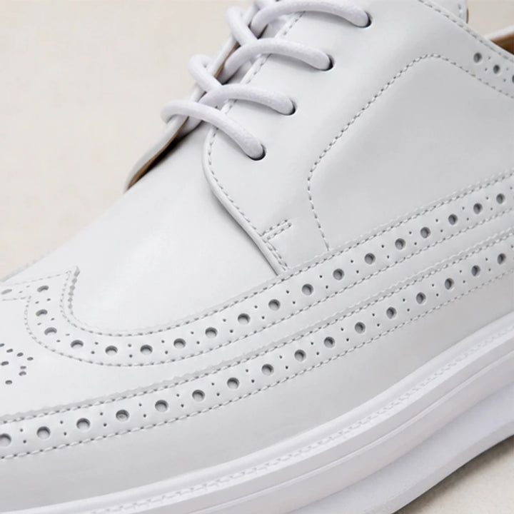 Grantham Brogue Sneakers - White - smart casual - Brondals - Image 7