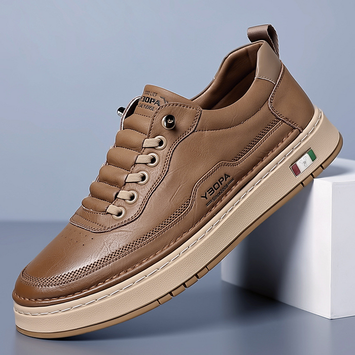 Marconte Genuine Leather Sneakers - Sneakers - Brondals - Image 1