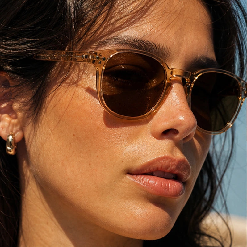 San Marino Sunglasses - Amber - oval sunglasses - Brondals - Image 3