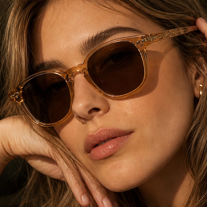 San Marino Sunglasses - Amber - acetate frame - Brondals - Image 4