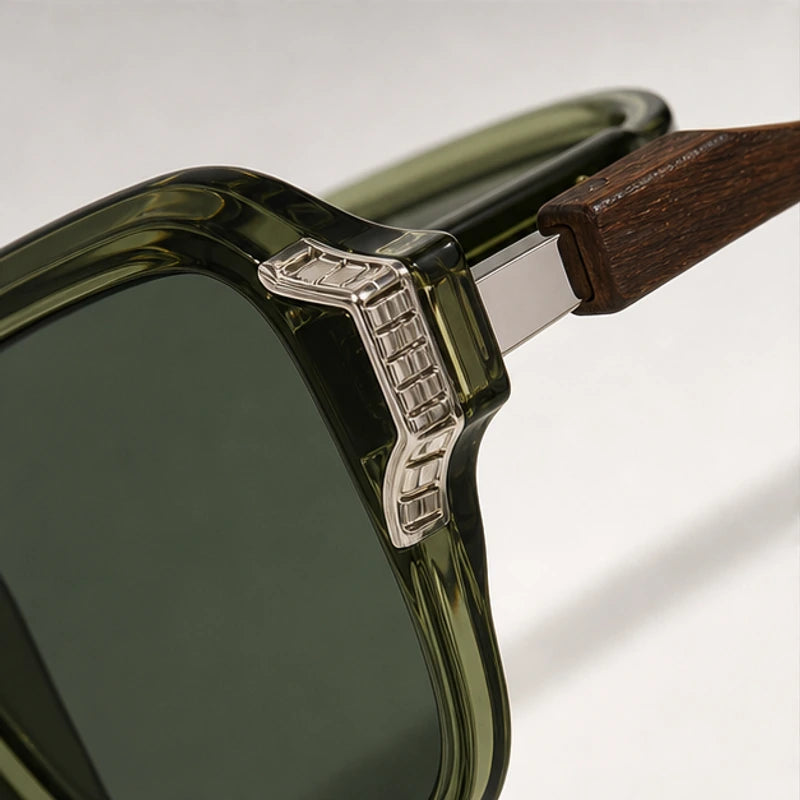 Belgravia Retro Sunglasses - Forest - retro sunglasses - Brondals - Image 3