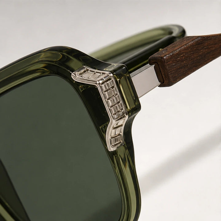 Belgravia Retro Sunglasses - Forest - retro sunglasses - Brondals - Image 3