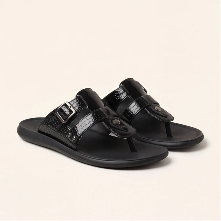 Lariva Leather Sandals - Black - Shoes - Brondals - Image 1