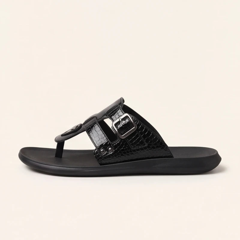 Lariva Leather Sandals - Black - men's sandals - Brondals - Image 2