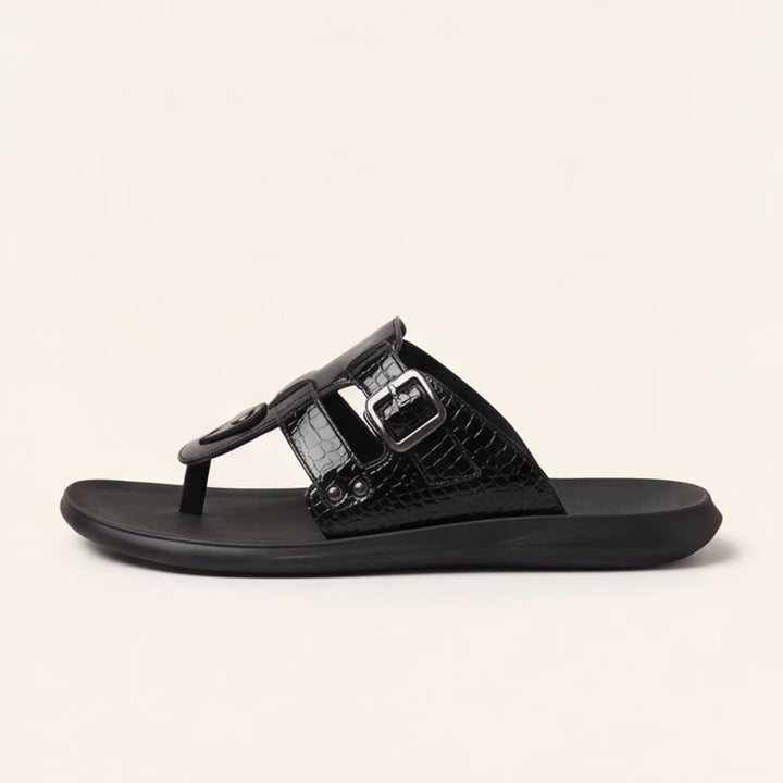 Lariva Leather Sandals - Black - men's sandals - Brondals - Image 2