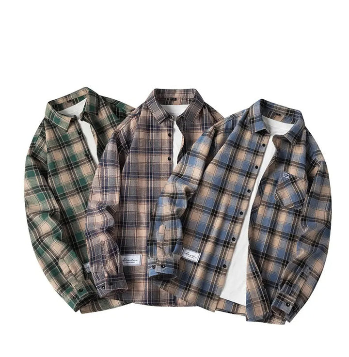 Plaid Pioneer Flannel Shirt