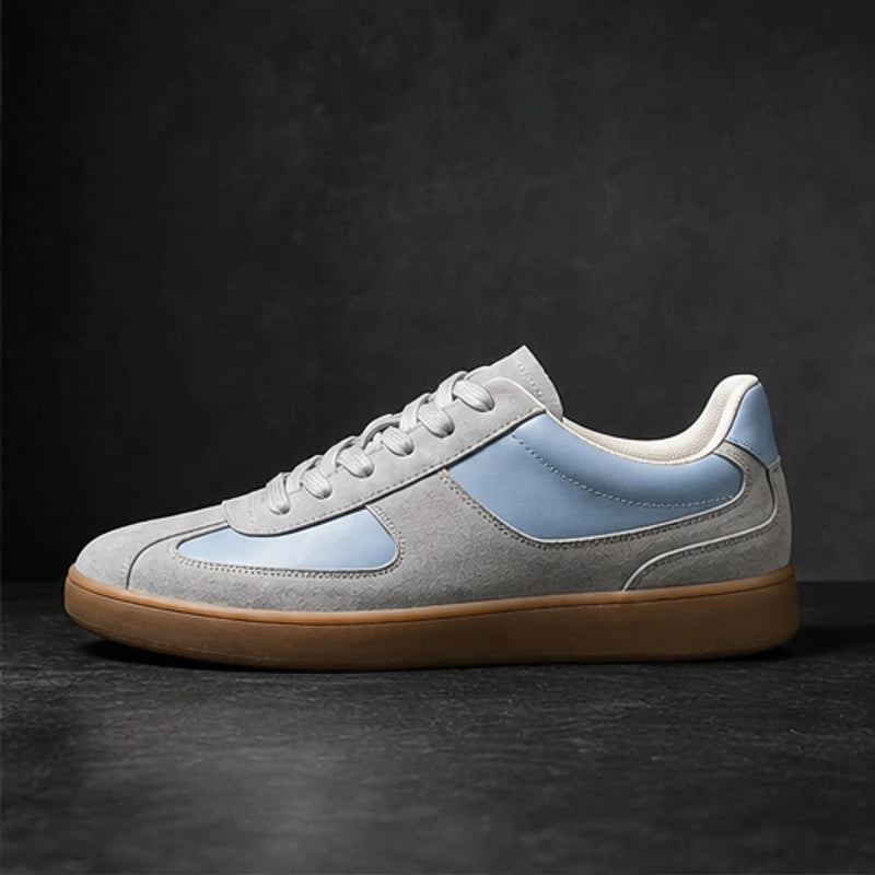 Abbott Leather Sneakers - Gray Blue - Sneakers - Brondals - Image 1
