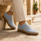 Abbott Leather Sneakers - Gray Blue - leather sneakers - Brondals - Image 3