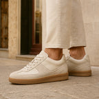 Abbott Leather Sneakers - Beige - suede sneakers - Brondals - Image 4