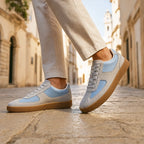 Abbott Leather Sneakers - Gray Blue - retro sneakers - Brondals - Image 5