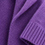 Adelina Women's Hooded Poncho Cardigan - Purple - relisted - Brondals - Image 4