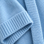 Adelina Women's Hooded Poncho Cardigan - Sky Blue - relisted - Brondals - Image 4