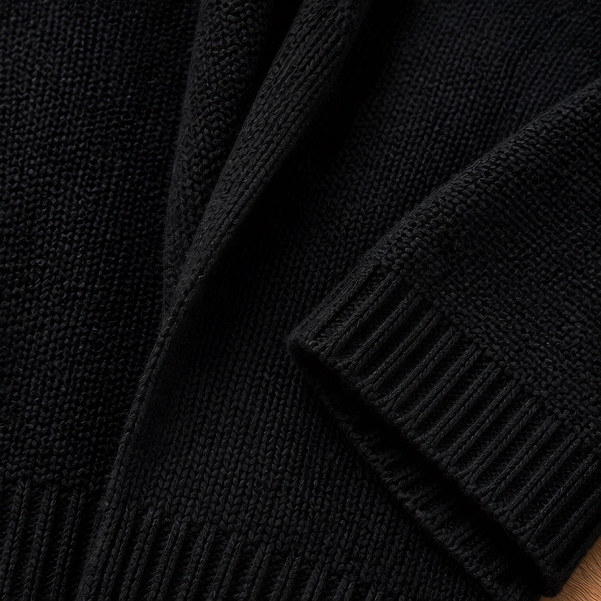 Adelina Women's Hooded Poncho Cardigan - Black - relisted - Brondals - Image 4