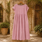 Agnes Women's Relaxed Midi Dress - Pink - Department: Women - Brondals - Image 3