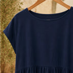 Agnes Women's Relaxed Midi Dress - Navy Blue - Product Type: Dresses - Brondals - Image 4