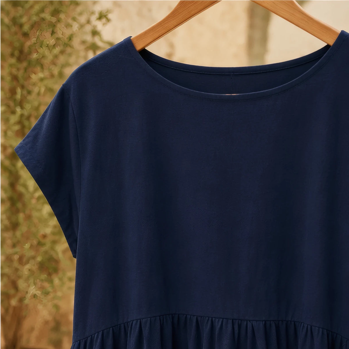 Agnes Women's Relaxed Midi Dress - Navy Blue - Product Type: Dresses - Brondals - Image 4
