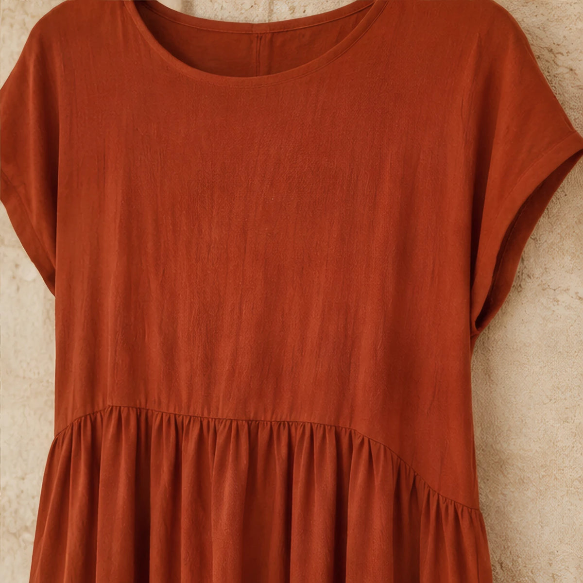 Agnes Women's Relaxed Midi Dress - Brown - Product Type: Dresses - Brondals - Image 4