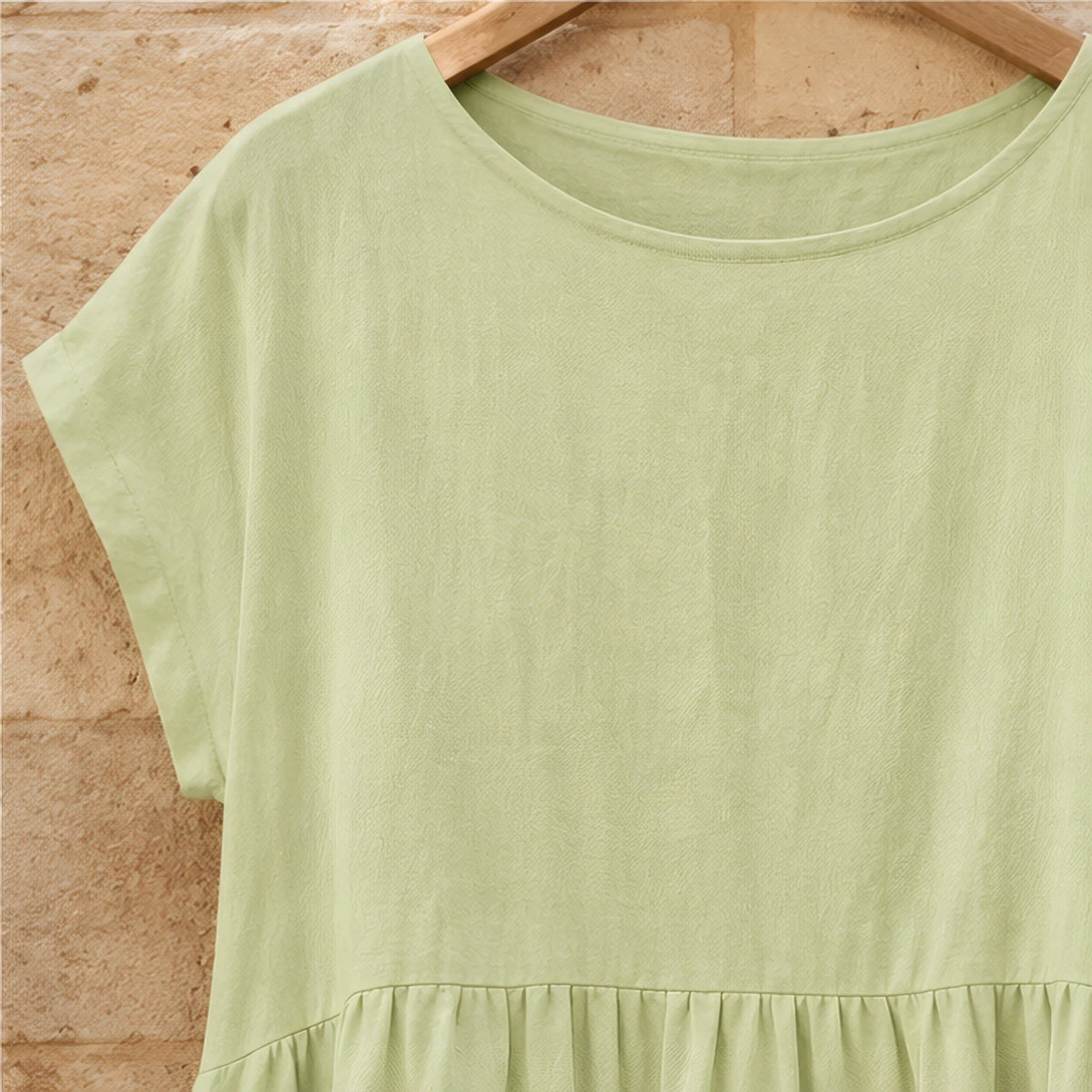 Agnes Women's Relaxed Midi Dress - Mint Green - Product Type: Dresses - Brondals - Image 4