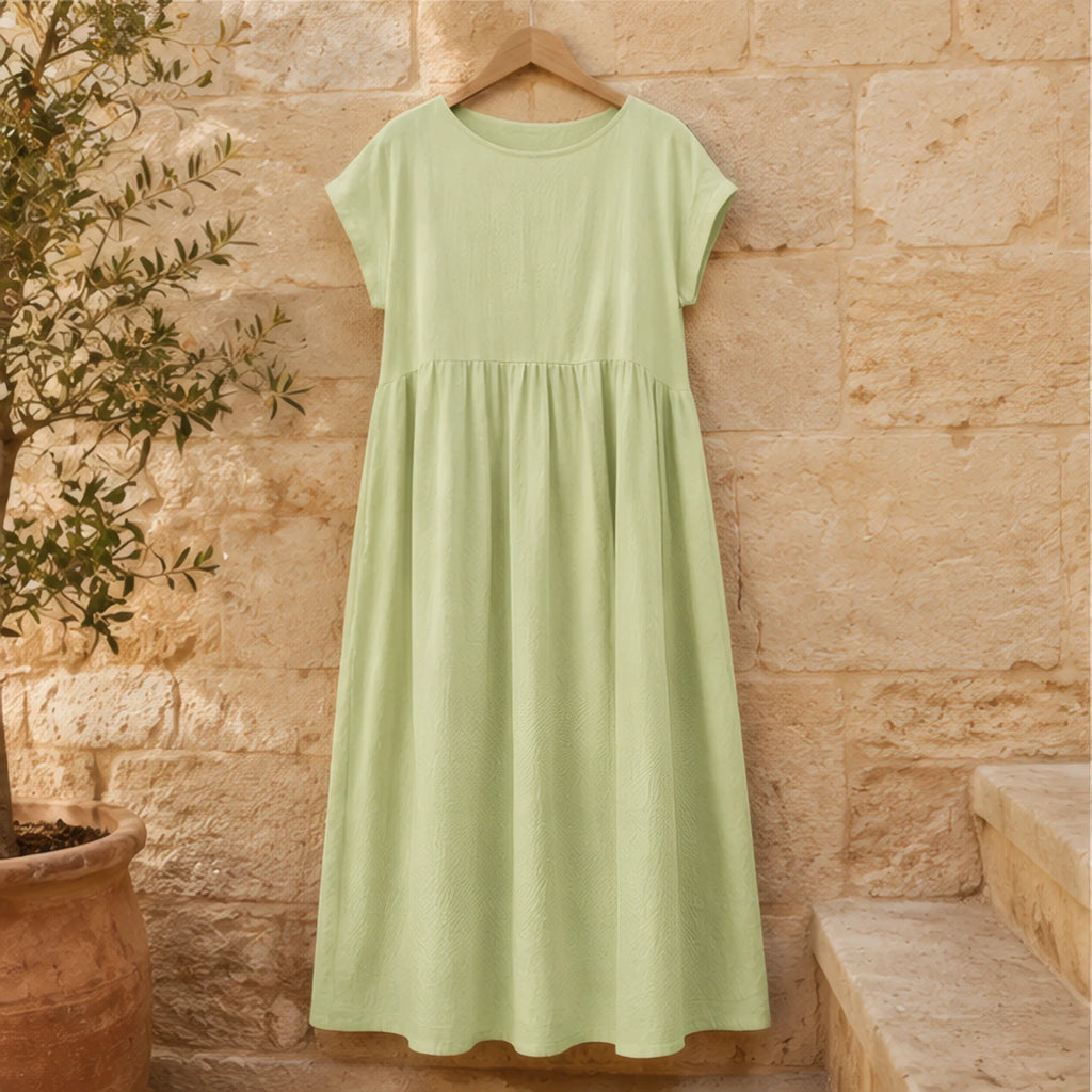 Agnes Women's Relaxed Midi Dress - Mint Green - Department: Women - Brondals - Image 3