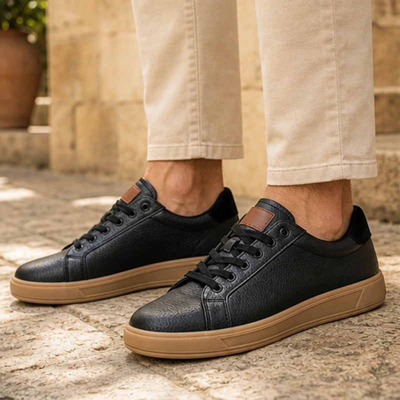 Ainsley Leather Sneakers - Black - low-top sneakers - Brondals - Image 4