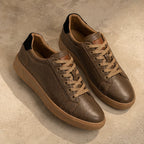 Ainsley Leather Sneakers - Brown - Sneakers - Brondals - Image 1