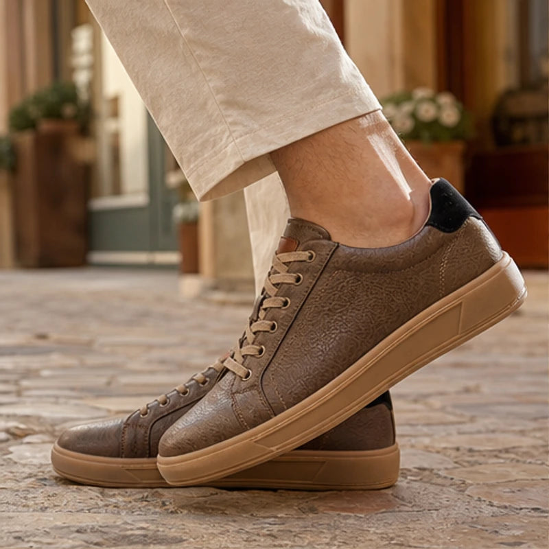 Ainsley Leather Sneakers - Brown - men's sneakers - Brondals - Image 3