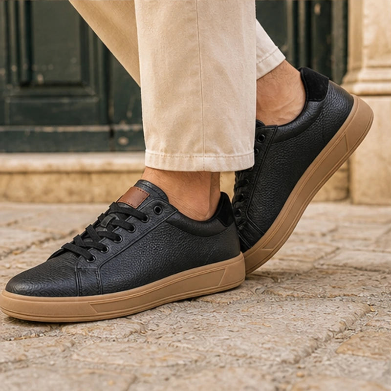 Ainsley Leather Sneakers - Black - genuine leather - Brondals - Image 5