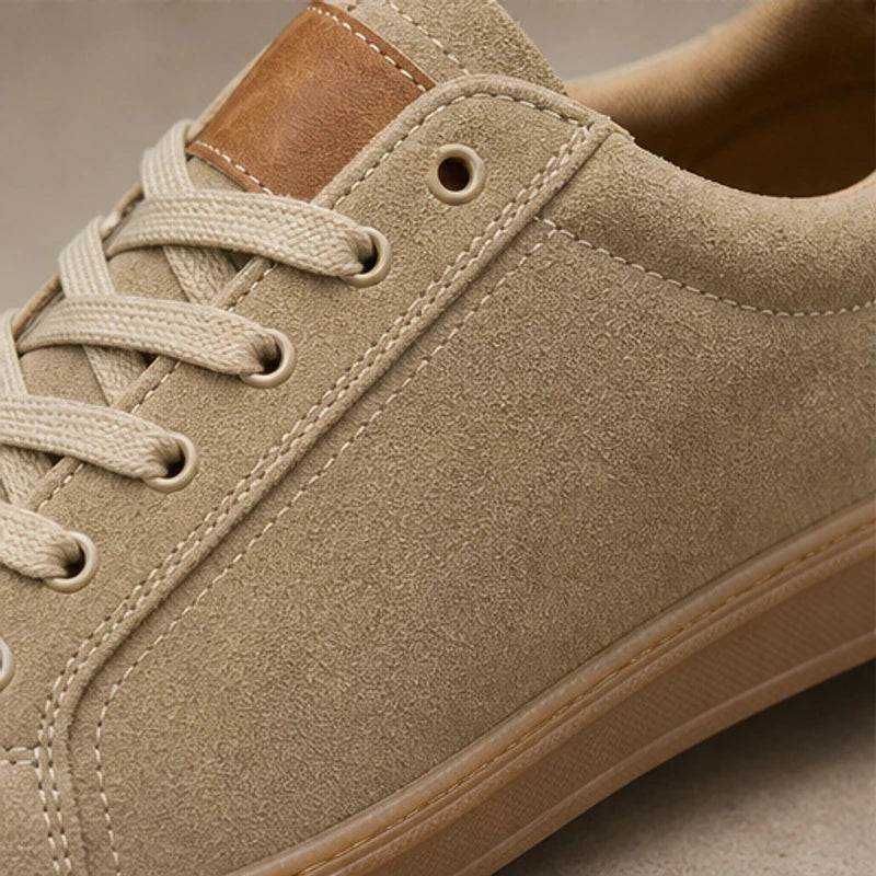 Alderton Leather Sneakers - Khaki - sneakers - Brondals - Image 2