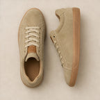 Alderton Leather Sneakers - Khaki - leather sneakers - Brondals - Image 3