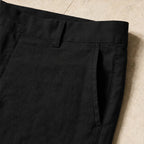 Arlington Lightweight Linen Trousers - Black - mens pants - Brondals - Image 2